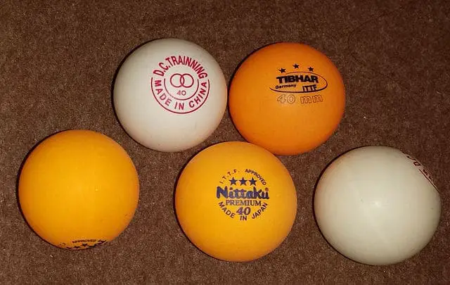 100 Pieces 3-Stars 40mm Olympic Table Tennis Balls Ping pong Balls White Orange 